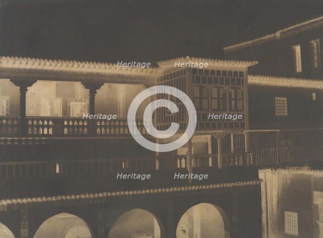 [Palace of the Dey of Algiers, Algeria], 1859. Creator: Gustave de Beaucorps.