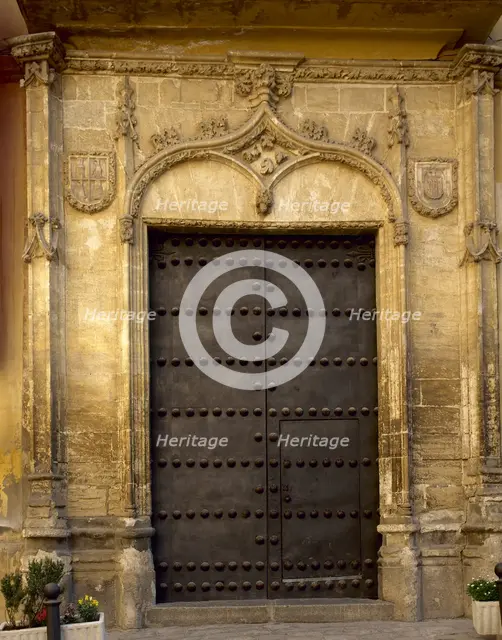 Palace of the Duque de Abrantes, Granada, Andalusia, Spain, 16th century (2002).  Creator: LTL.