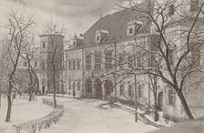 Palace of the Krakow Bishops - eastern façade, Kielce, between 1920-1930. Creator: Unknown