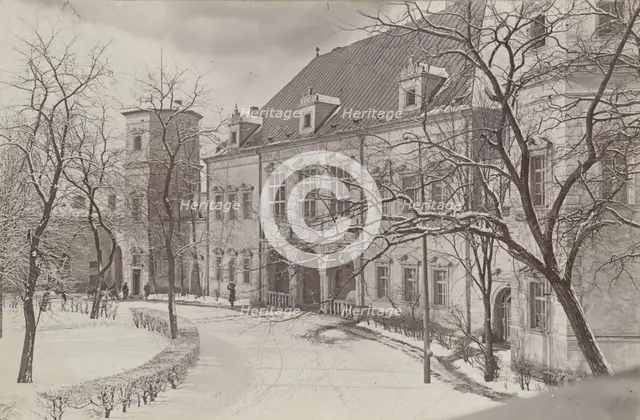 Palace of the Krakow Bishops - eastern façade, Kielce, between 1920-1930. Creator: Unknown.