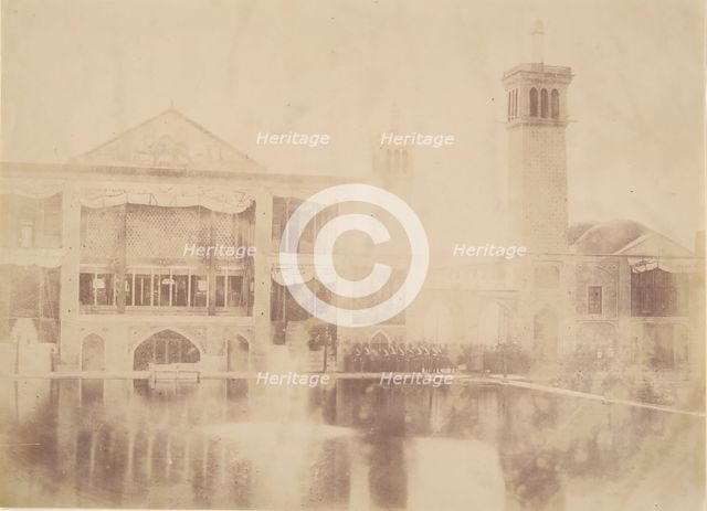 [Palace of the Shah, Teheran, Iran], 1840s-60s. Creator: Possibly by Luigi Pesce.