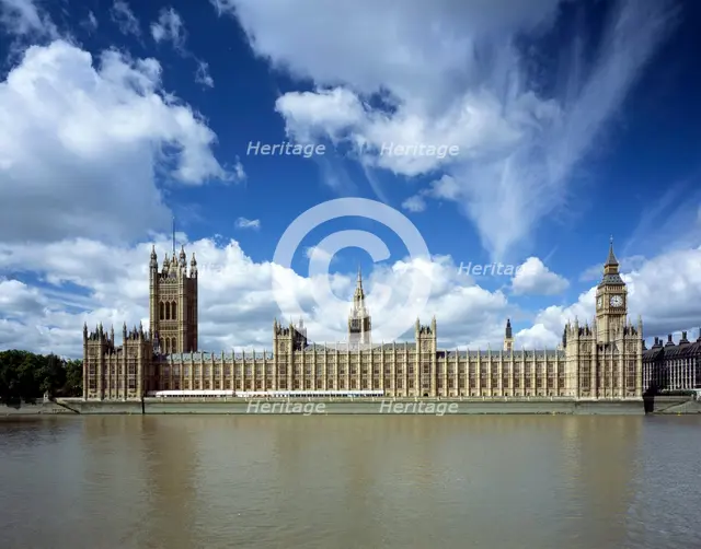 Palace of Westminster, c1990-2010. Artist: Unknown.