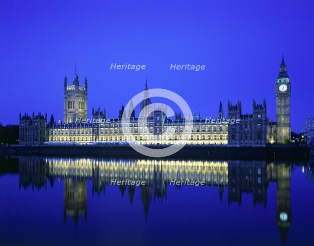 Palace of Westminster, c1990-2010. Artist: Unknown.