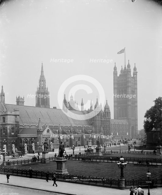 Palace of Westminster, London, c1900. Artist: Unknown