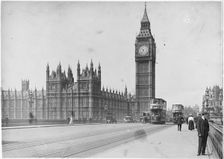 Palace of Westminster, Parliament Square, Westminster, City of Westminster, London, 1911. Creator: Unknown