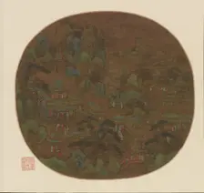 Palace and gardens, Ming dynasty, 16th-17th century. Creator: Unknown