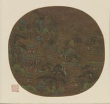 Palace and gardens, Ming dynasty, 16th-17th century. Creator: Unknown
