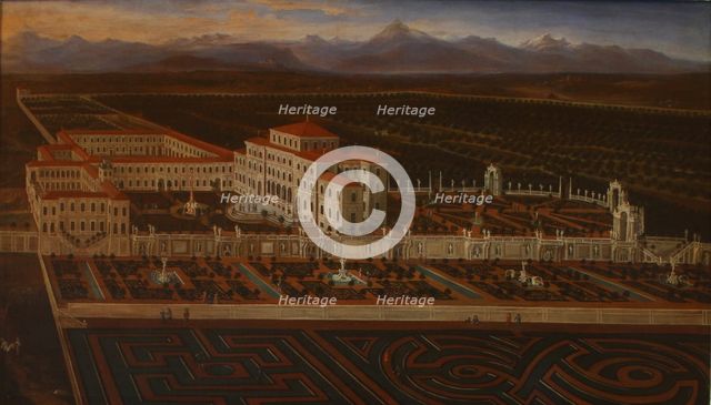 Palace and Gardens of Venaria Reale. Artist: Master of the Residenze Sabaude (1640-1705)