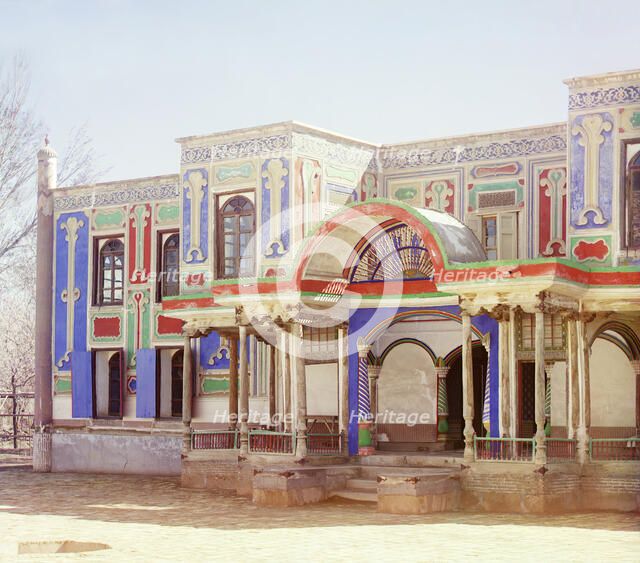 Palace - another façade, Bukhara, between 1905 and 1915. Creator: Sergey Mikhaylovich Prokudin-Gorsky.