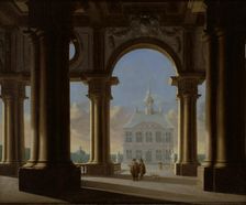 Palace Entrance-Architectural Study, 1656. Creator: Daniel de Blieck