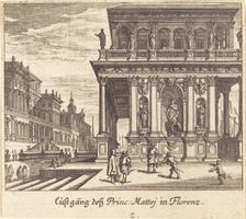 Palace, Florence, 1681. Creator: Melchior Küsel