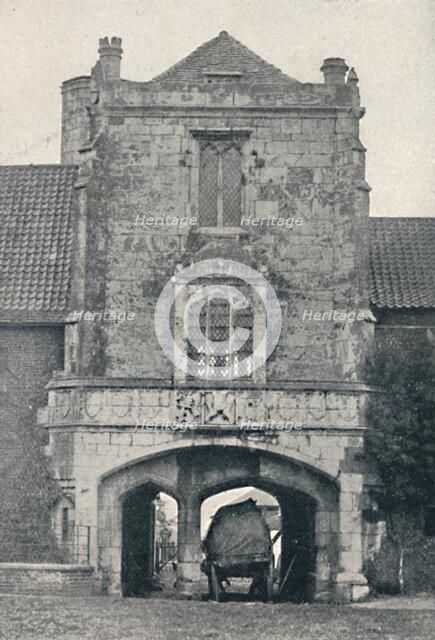 'Palace Gateway, Cawood, Near York', 1903. Artist: Unknown.