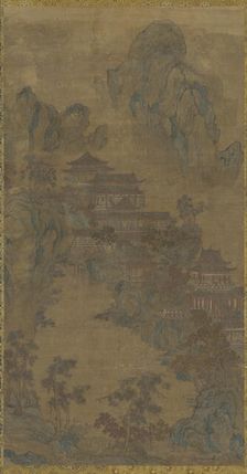 Palace in the Mountains, Ming dynasty, 16th-17th century. Creator: Unknown