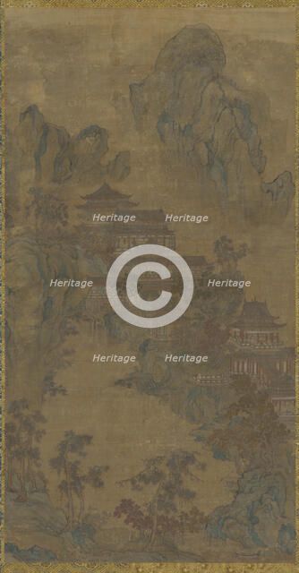 Palace in the Mountains, Ming dynasty, 16th-17th century. Creator: Unknown.