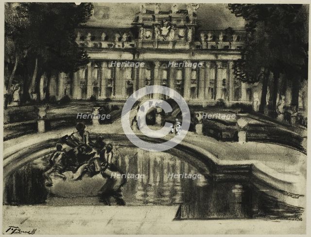Palace La Granga, c. 1903. Creator: Joseph J Pennell.