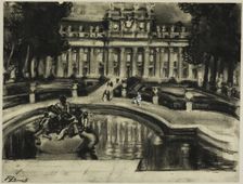 Palace La Granga, c. 1903. Creator: Joseph J Pennell