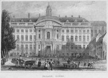 Palace, Liege 1850. Artist: R Brice