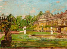 Palace Park in Potsdam, 1922. Creator: Unknown