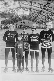 Palace Rink Team - Detroit, between c1910 and c1915. Creator: Bain News Service