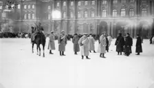 Palace Square, St Petersburg, Russia, on Bloody Sunday 1905. Artist: Anon