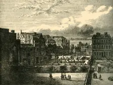 Palace Yard, from the South (1881). Creator: Unknown