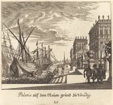 Palaces, Venice, 1681. Creator: Melchior Küsel