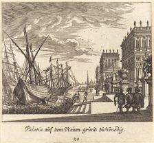 Palaces, Venice, 1681. Creator: Melchior Küsel
