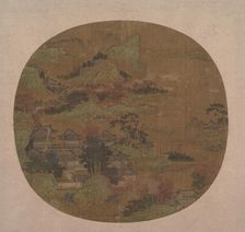 Palaces among Autumn Mountains. Creator: Unknown