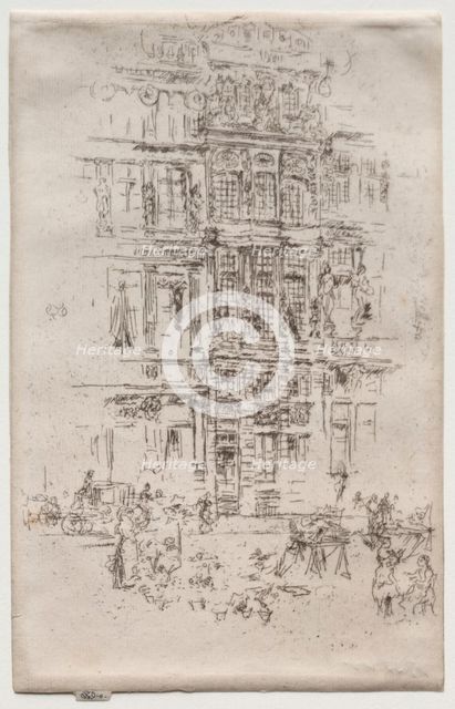 Palaces, Brussels. Creator: James McNeill Whistler (American, 1834-1903).