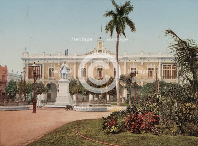 Palacio del Gobierno General, Habana, c1900. Creator: William H. Jackson.