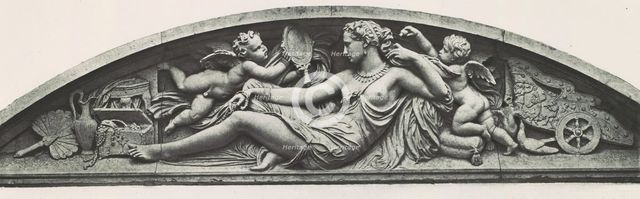 Palais du Louvre et des Tuileries, motifs de décorations tirés des constructions éxéc..., 1850s-70s. Creator: Edouard Baldus.