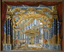 Palais de Cérès. Stage design for the opera Proserpine by Jean-Baptiste Lully, 1758. Creator: Algieri, Piero Bonifazio (?-1764)