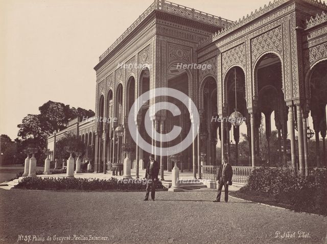 Palais de Gézyret, Pavillon Exterieur, 1870s. Creator: Pascal Sébah.