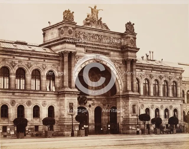 Palais de l'Industrie, 1850s-60s. Creator: Edouard Baldus.