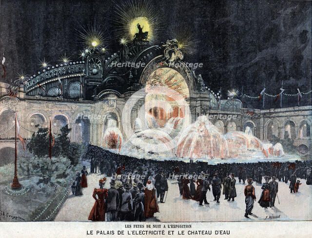Palais de l'Électricité. Exposition universelle de 1900, 1900. Creator: Méaulle, Fortuné (1844-1916).