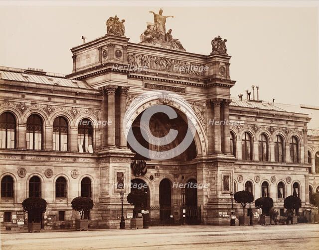 Palais de l'Industrie, 1850s-60s. Creator: Edouard Baldus.