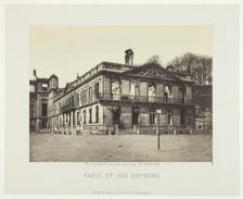 Palais de Saint-Cloud, 1870/71. Creator: Charles Soulier