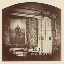 Palais de Tsarskoe-Selo, Salon de l'Appartement d'Alexandre 1er, 1859. Creator: Pierre-Ambrose Richebourg