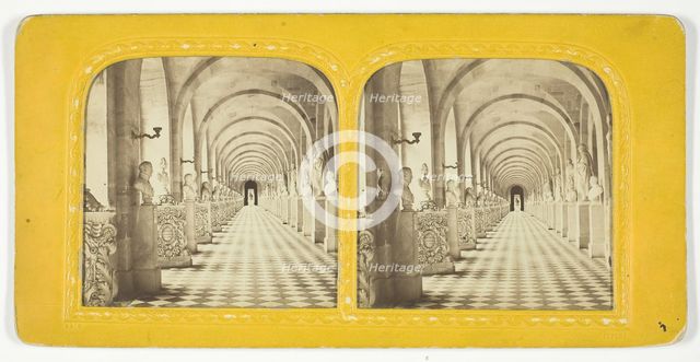 Palais de Versailles, Galerie des Sculptures, 1875/99. Creator: Unknown.