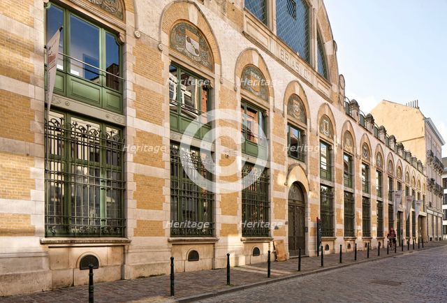 Palais des Vins, 58-62 Rue des Tanneurs, Brussels, Belgium, (1909), c2014-2017. Artist: Alan John Ainsworth.