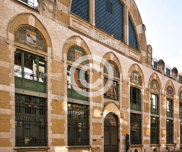 Palais des Vins, 58-62 Rue des Tanneurs, Brussels, Belgium, (1909), c2014-2017. Artist: Alan John Ainsworth.