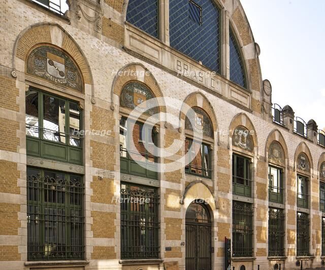 Palais des Vins, 58-62 Rue des Tanneurs, Brussels, Belgium, (1909), c2014-2017. Artist: Alan John Ainsworth.