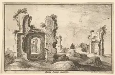 Palati maioris (Palatine Palace, Rome), 1650. Creator: Wenceslaus Hollar