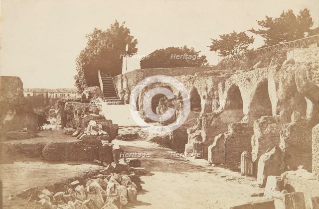 Palatine Hill - Ruins of the Emperors' Residence, Rome, between 1870-1880. Creator: Unknown.