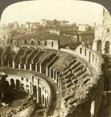 Palatine hill, southwest from the Colosseum, Rome c1909. Creator: Unknown