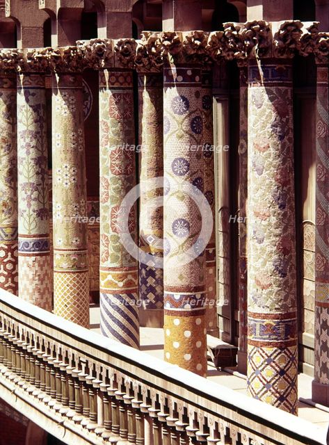 Palau de la Música Catalana (1905 - 1908), project by Lluís Domènech i Montaner, details of the c…