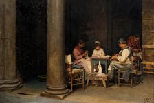 Palazzetto Farnese’s farm, 1883. Creator: Kristian Zahrtmann