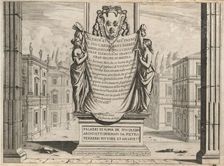Palazzi di Roma de piu Celebri Architetti, published c. 1655. Creator: Pietro Ferrerio
