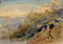 Palazzolo, Italian Landscape, 1830-1873. Creator: Robert Wilhelm Ekman