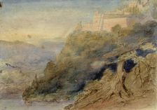 Palazzolo, Italian Landscape, 1830-1873. Creator: Robert Wilhelm Ekman